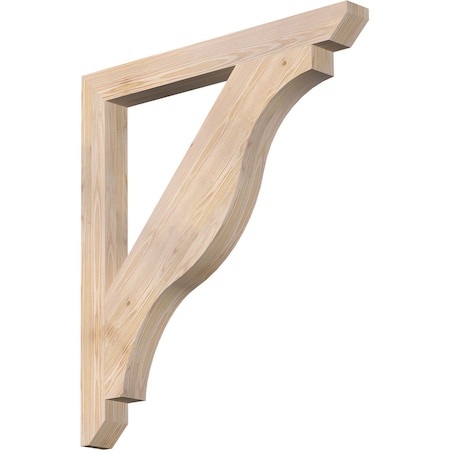 Ekena Millwork Funston Slat Smooth Bracket, Douglas Fir, 3 1/2"W x 36"D x 40"H BKT04X36X40FST06SDF